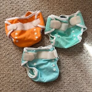 3 Thirsties Velcro diaper covers